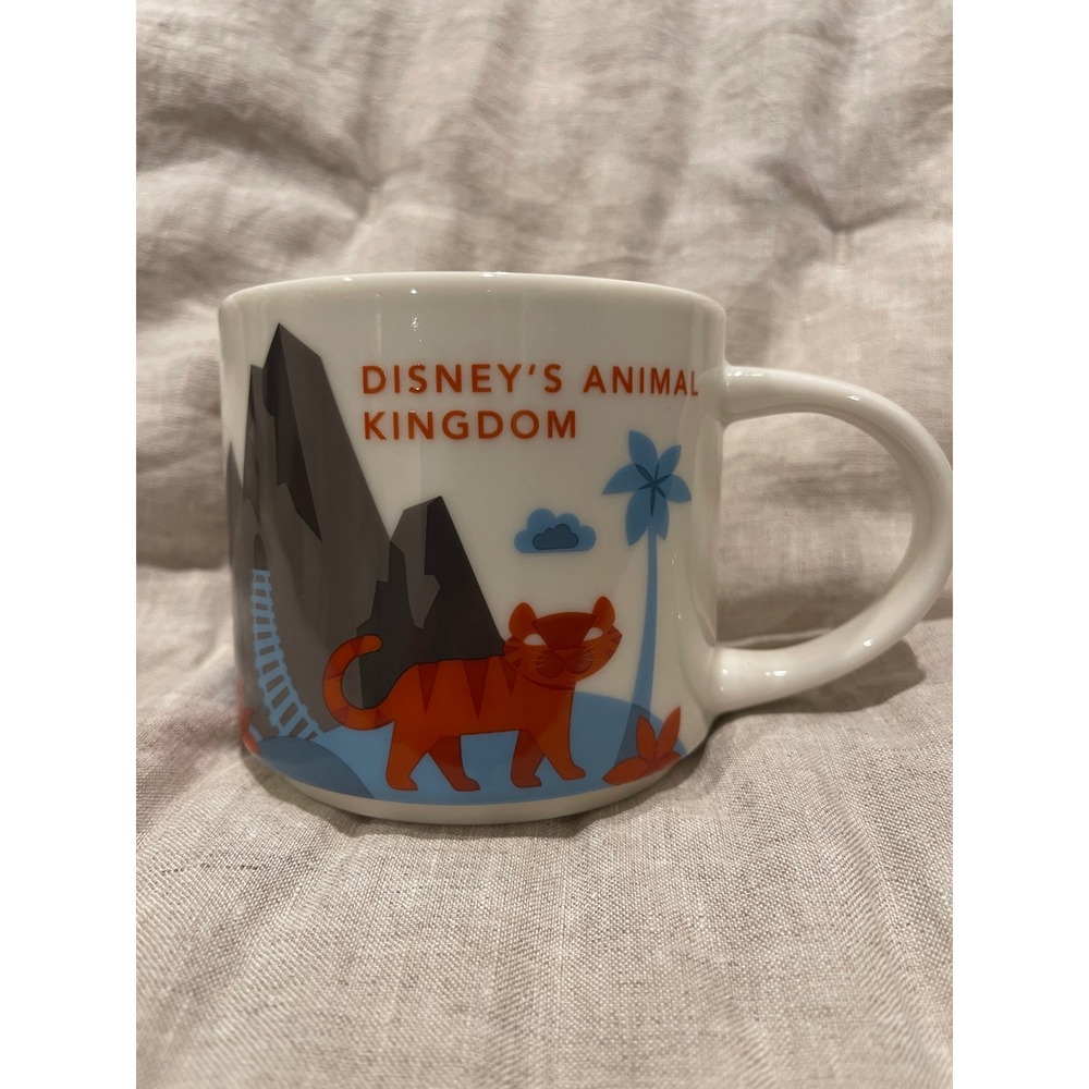 Starbuck Disney You Are Here Animal Kingdom With Lion 14oz MUG NWOT